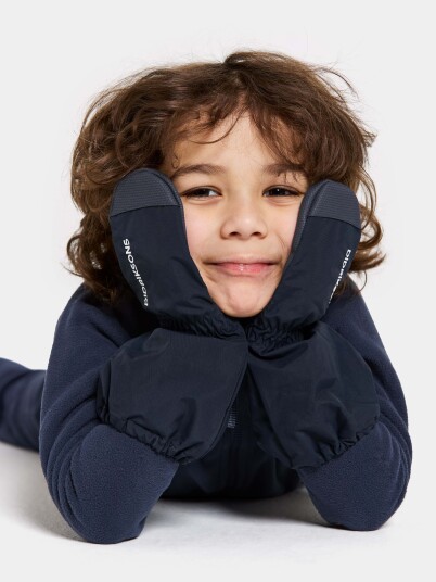 Didriksons Shell Kids Gloves Navy 2/4