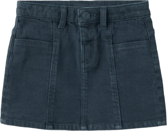 Mango Denim Skirt With Pockets Navy 98