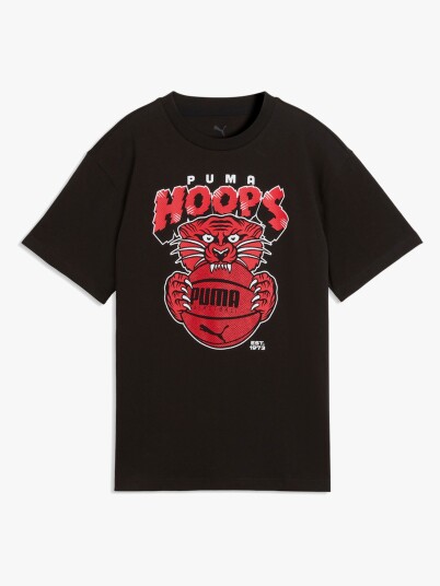 Puma Basketball Flagrant Foul T skjorte Svart 140 Puma Basketball Flagrant Foul T skjorte Svart 140
