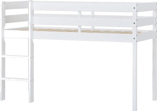 Hoppekids Halvhøy Seng Eco Comfort 70x160cm Hvit Hoppekids Halvhøy Seng Eco Comfort 70x160cm Hvit