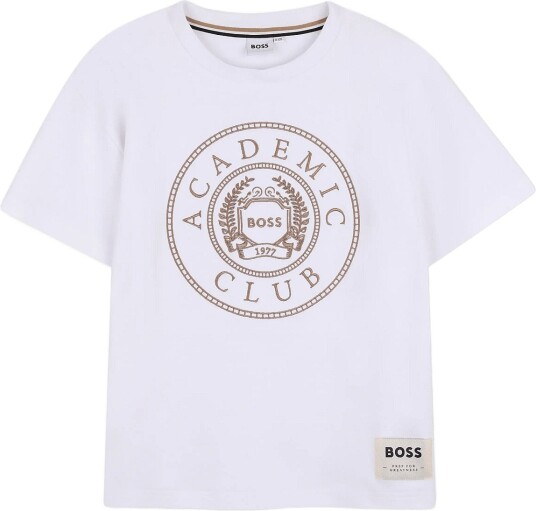 BOSS Short Sleeves Tee Shirt White 164