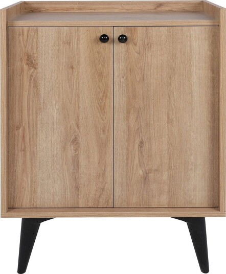 Kastelas Side Avlastningsbord 70 cm - Natur / Svart
