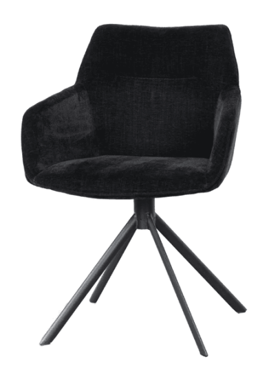 Trend Collection JOHNSON Svingbar Spisestol Crown Sort