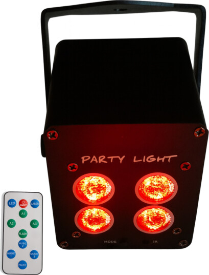 Light4me Accu Par 4X3w Oppladbar Spotlight 360 Light4me Accu Par 4X3w Oppladbar Spotlight 360