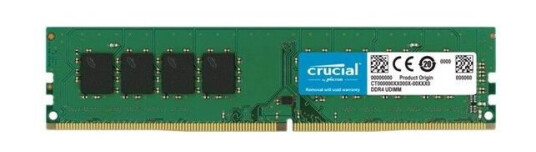 Crucial - DDR4 - module - 32 GB - DIMM 288-pin - 3200 MHz / PC4-25600 - unbuffered