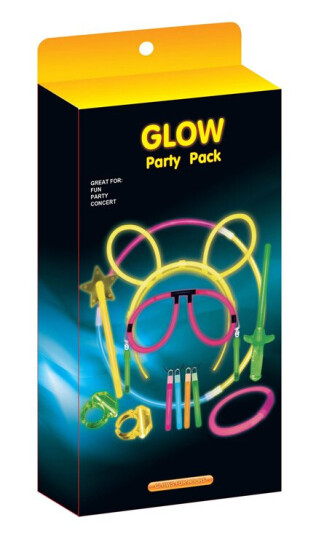 Glow In the Dark Glowstick Party Pakke