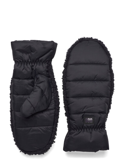 UGG Aw Uggfluff Mitten - Black - L/XL