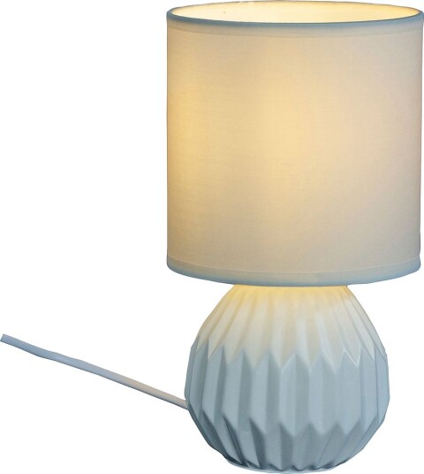 Aneta Lighting Bordlampe Charlotte Hvit Bordlamper