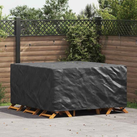  Trekk til utemøbler Svart 180 x 190 x 85 cm 210D
