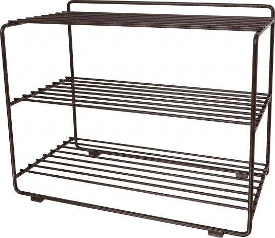 Downtown Shoe Shelf Dark Mocha