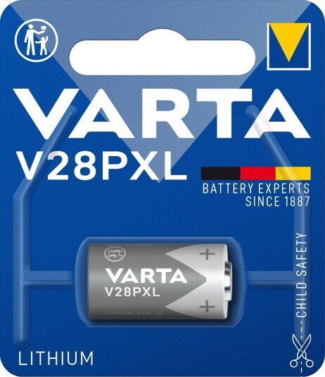Varta V28PXL Litiumknappcellebatteri 6V 170mAh - 1 stk Varta V28PXL Litiumknappcellebatteri 6V 170mAh - 1 stk