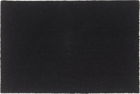 Dørmatte svart 60x90 cm tuftet kokosfiber 8721012225022