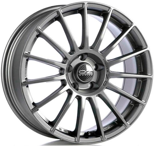 OZ St LeMans Graphite 7 x 17 CB75,10 ET25 4/108 7 x 17