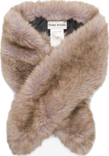 Stand Studio Zofia Shawl Collar NATURAL One Size Stand Studio Zofia Shawl Collar NATURAL One Size