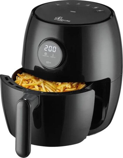Extralink SJ-200 Airfryer, 2L, 1000W - Sort Extralink SJ-200 Airfryer, 2L, 1000W - Sort