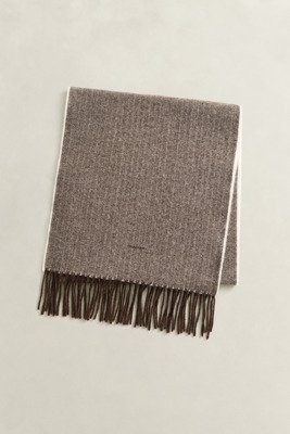 Gant Herringbone Scarf Brown ONE SIZE