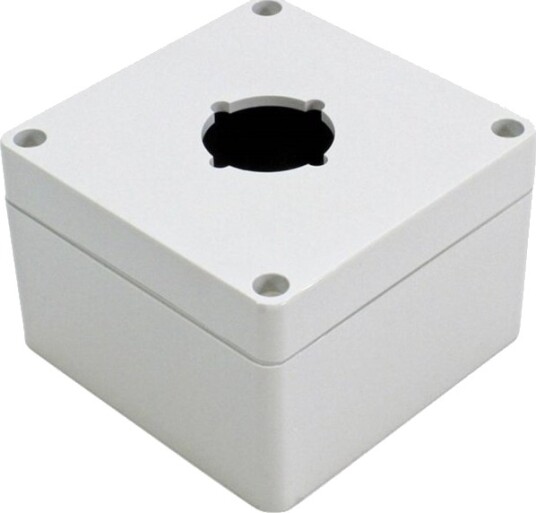 Hammond Electronics 1554PB1 90 × 90 × 60 mm Polykarbonat Grå Kabinett