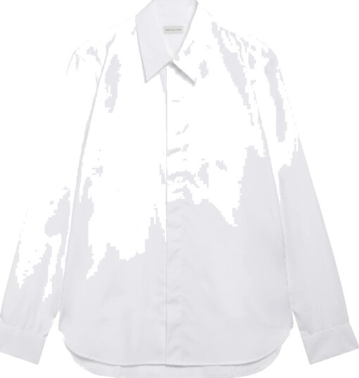 Dries Van Noten Herre Skjorter Hvit L, Dries Van Noten Herre Skjorter Hvit L,