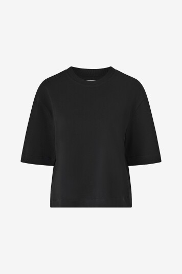 Gina Tricot Topp Basic Boxy Tee Svart