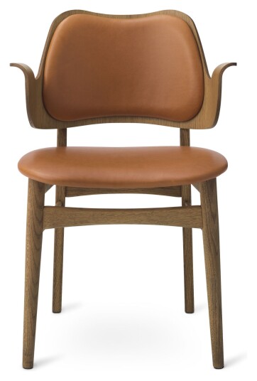 Warm Nordic GESTURE Spisestol, Teak oljet eik, Camel lær Unoliving Warm Nordic GESTURE Spisestol, Teak oljet eik, Camel lær Unoliving