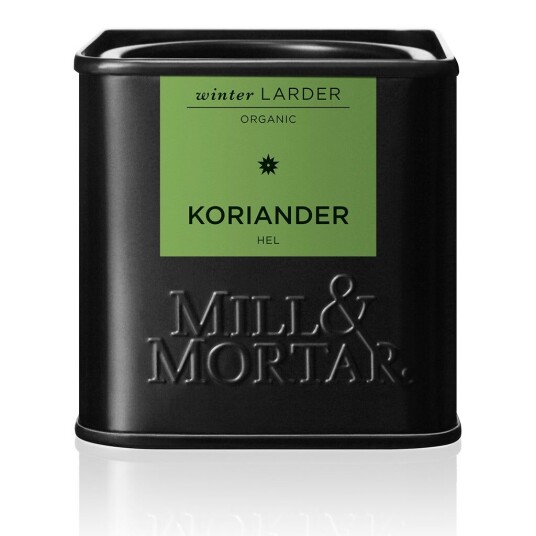 Mill & Mortar Korianderfrø, Hele 35g Mill & Mortar Korianderfrø, Hele 35g