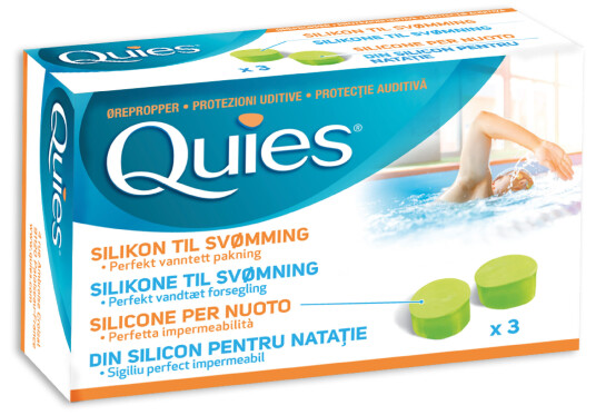 Quies Ørepropper Silikon, 3 par Quies Ørepropper Silikon, 3 par