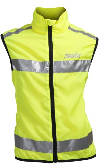 Swix Flash Reflective Vest Juniors Gul 152 cm