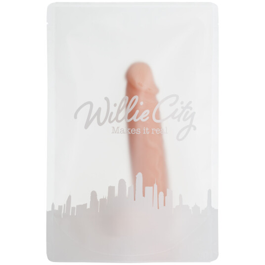 Willie City Luxe Realistisk Dildo 19,5 cm     - Beige