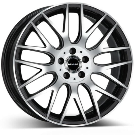 Mak Arrow Black Polished 11x21 5x112 ET38 B66.6 Mak Arrow Black Polished 11x21 5x112 ET38 B66.6