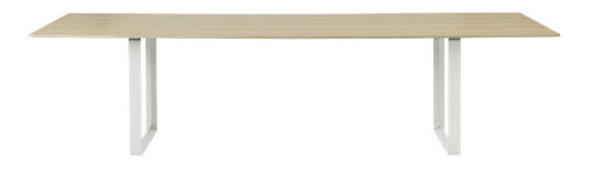 Muuto 70/70 spisebord 295 x 108 cm Oak veneer-Plywood-White