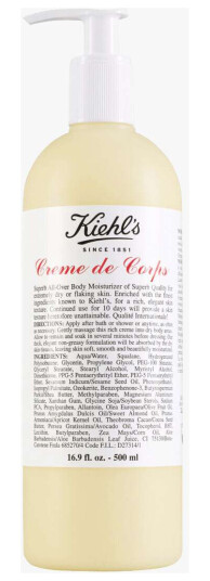 Kiehl's Creme de Corps Pump 500 ml Kiehl's Creme de Corps Pump 500 ml