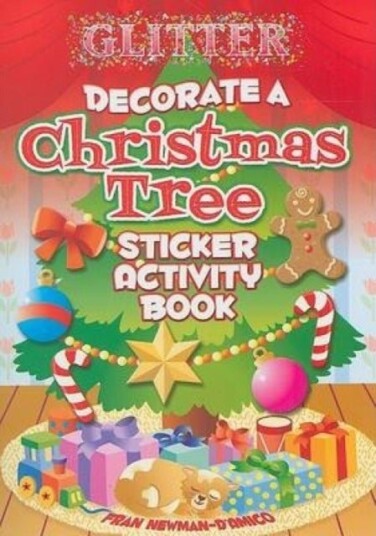 Glitter Decorate a Christmas Tree Sticker Activity Book Glitter Decorate a Christmas Tree Sticker Activity Book