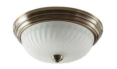 Lindby Pakka taklampe, antikk messing