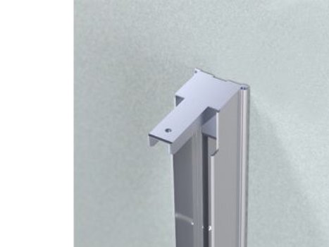 Vetro Vægprofil 2000Mm - Vægprofil 2000 Mm Justerbar Aluprofil 25 Mm