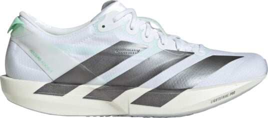 adidas Adizero Adios 9 Joggesko Dame Hvit 39 1/3 adidas Adizero Adios 9 Joggesko Dame Hvit 39 1/3
