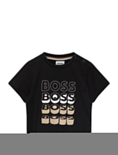 BOSS Short Sleeves Tee Shirt Black 94