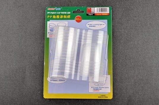 Plastkopp med Lokk 42ml (10stk.)