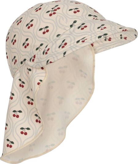 Konges Sløjd Manuca Frill Solhatt Cherry Motif