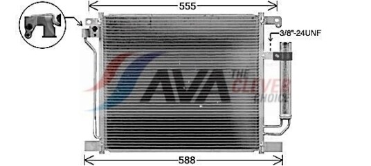 Kondensator AVA Clever Choice DN5467D
