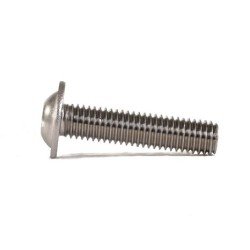 Pajo Bolte Buttonhead m/ flange A2 M10 Fullgjenger [ISO 7380 2] Unbrako
