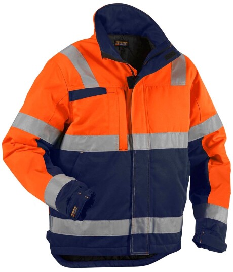 Blåkläder Vinterjakke varsel Orange/Marineblå XXL