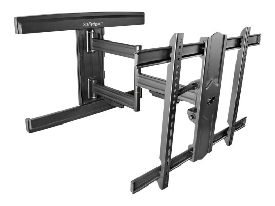 StarTech TV Wall Mount for up to 80 inch (110lb) VESA Mount Displays, Low Profile Full Motion Universal TV Wall Mount Bracket, Heavy Duty Adjustable