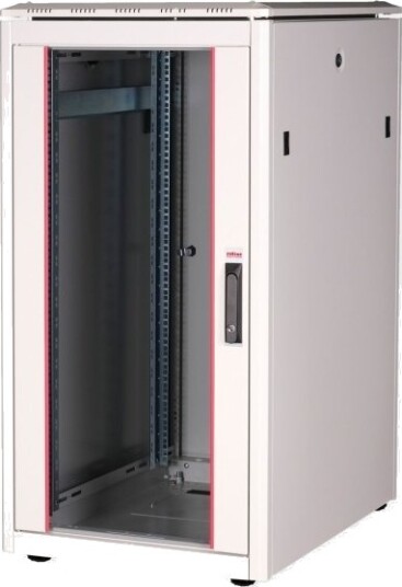 Roline 26.21.0050 Frittstående Hylle 22U 600 Kg Rack Skinner Justerbare Bein 58.6 Kg