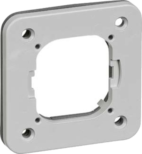 Lauritz Knudsen Opus 74 Mellemplade for Afbryder, Type 110H/110L Light Gray