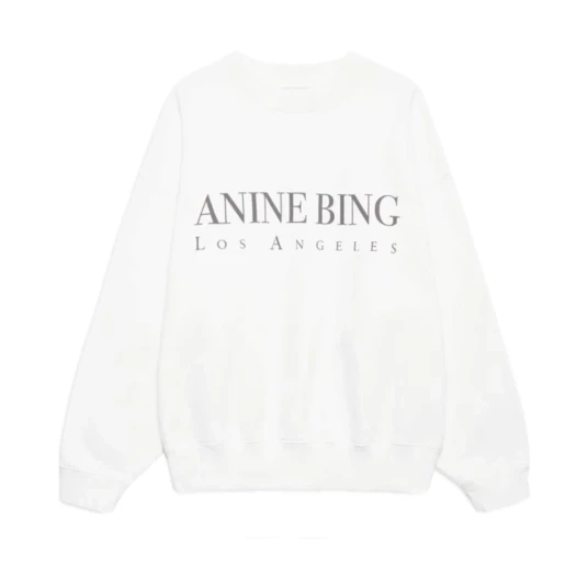 Anine Bing Dame Gensere & Hettegensere Hvit L