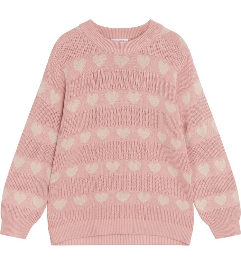 Hust and Claire Genser Strikk Bambus Pos Dusty Rose Hust and Claire 1 år 80 Genser Rosa