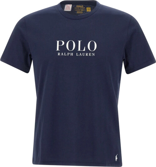 Polo Ralph Lauren Logo Cotton Jersey Sleep Shirt - Navy - XXL