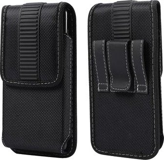 6,7-6,9-tommers mobilveske med belteløkke og ryggklips for iPhone 13 Pro Max/12 Pro Max/Samsung Galaxy Note 10/Note 10 Plus