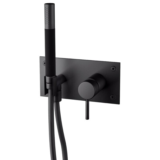 Tapwell Box011-364 Dusjbatteri Svart Matt (TA-9420725)