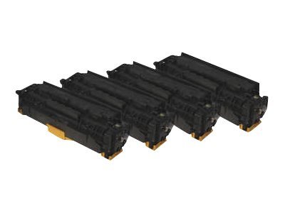 Peach Combi-Pack - 4-Pack - Høykapasitets - Svart, Gul, Cyan, Magenta - Kompatibel - Gjenfabrikert - Tonerpatron (Alternativ For: Hp 312A, Hp 312X) - For Hp Color Laserjet Pro Mfp M476dn, Mfp M476dw, Mfp M476nw